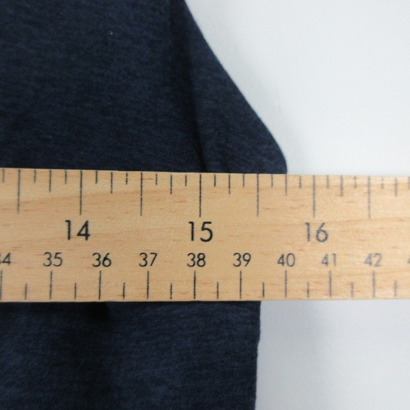 Beyond Yoga Spacedye Icon Midi Dress L Blue Square Neck Sleeveless Slit 322 - Picture 10 of 12